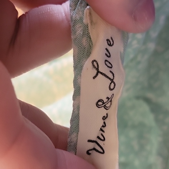 Vine And Love Green And White Dress Size Small - Picture 4 of 4